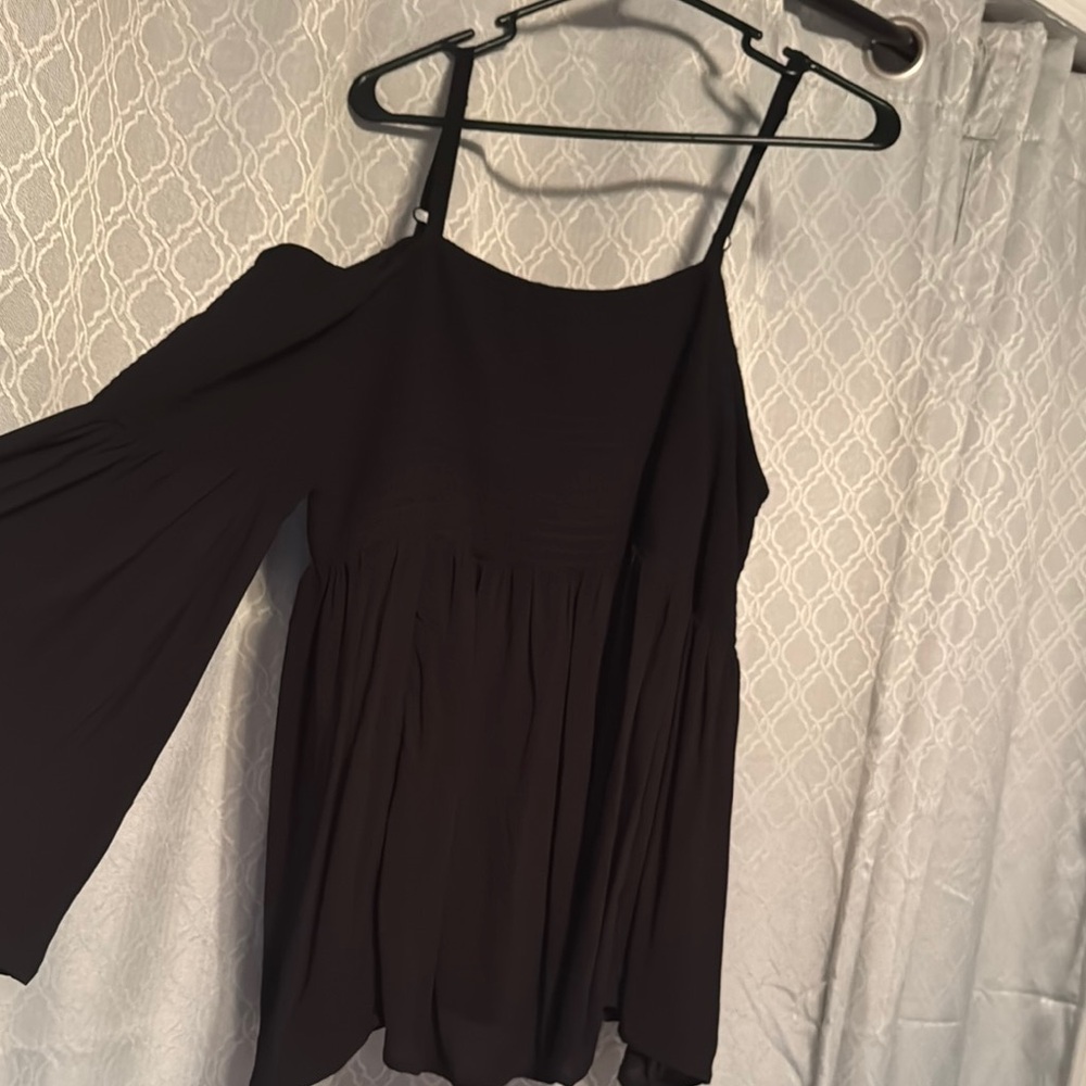 Torrid Black Off-Shoulder Top